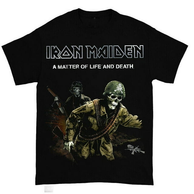 Iron Maiden T Shirt, Iron Maiden A Matter Of Life And Death - Walmart.com