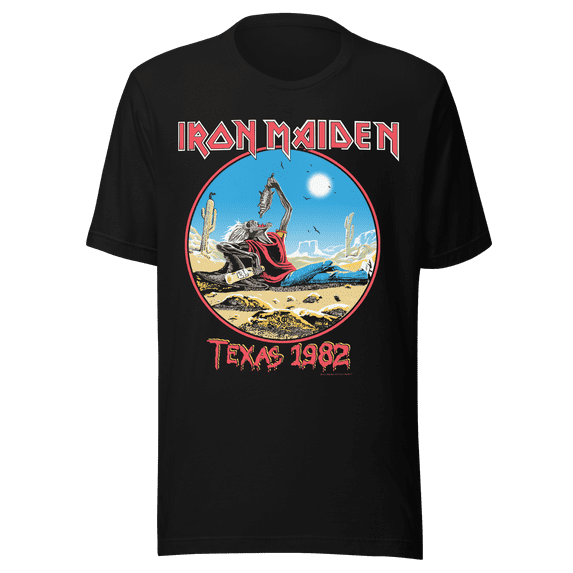 Iron Maiden Texas 1982 Vintage Tour T-Shirt