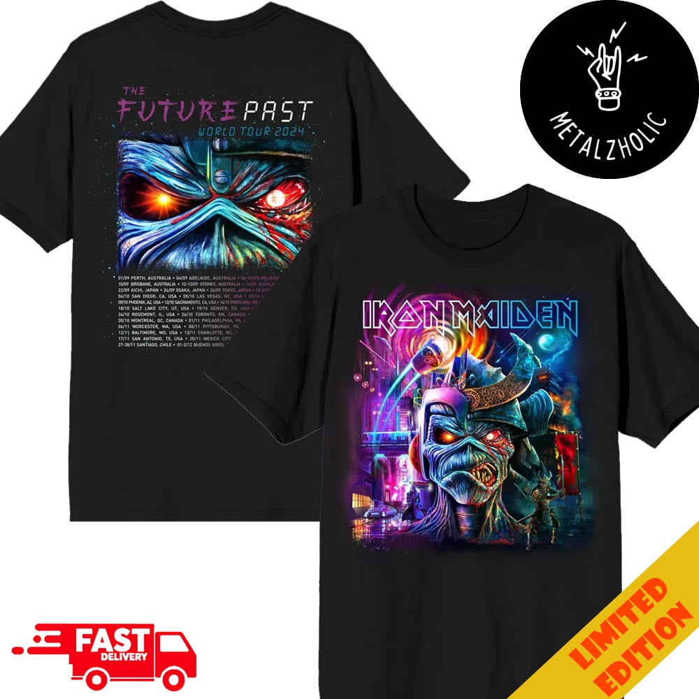Iron Maiden The Future Past 2024 Tour Schedule Lists The Samurai