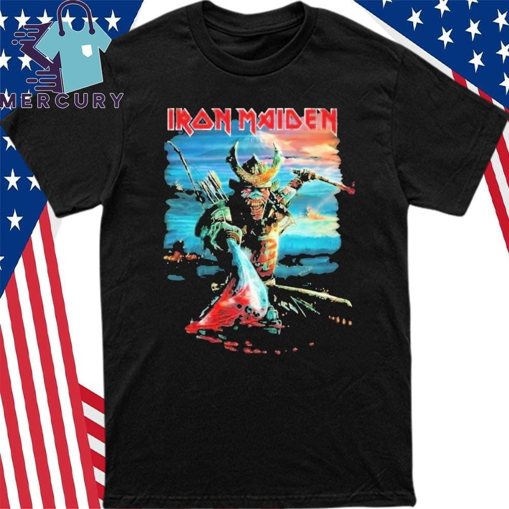 Iron Maiden The Future Past 2024 Tour Senjutsu Mount Fuji Shirt