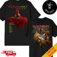 Iron Maiden The Future Past 2024 World Tour Alexander The Great Tour Stops Artwork TShirt