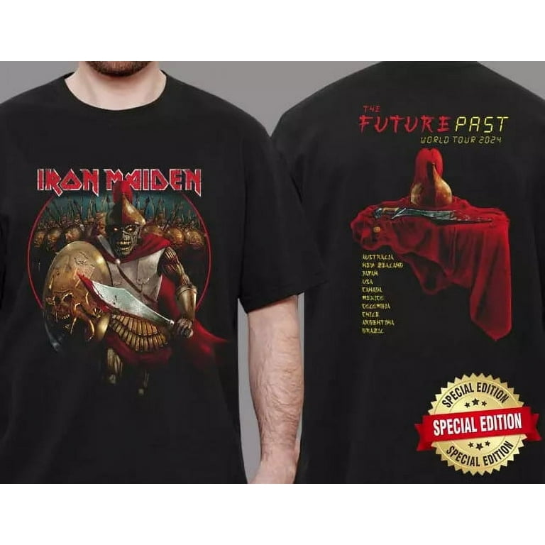 Iron Maiden The Future Past 2024 World Tour T-Shirt