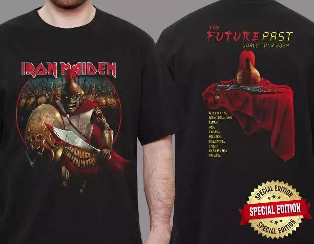 Iron Maiden The Future Past 2024 World Tour TShirt