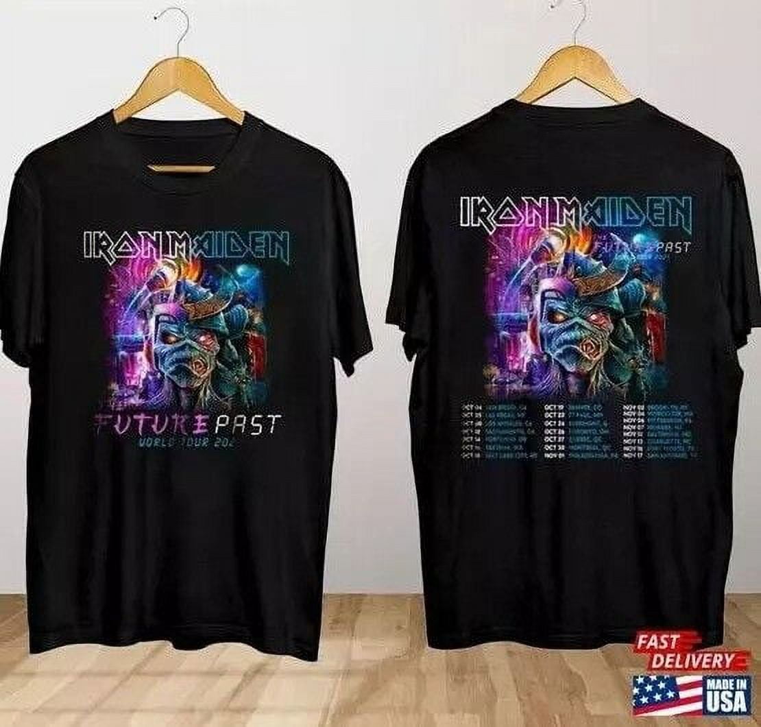 Iron Maiden The Future Past Tour 2024 TShirt Concert Shirt He Unisex