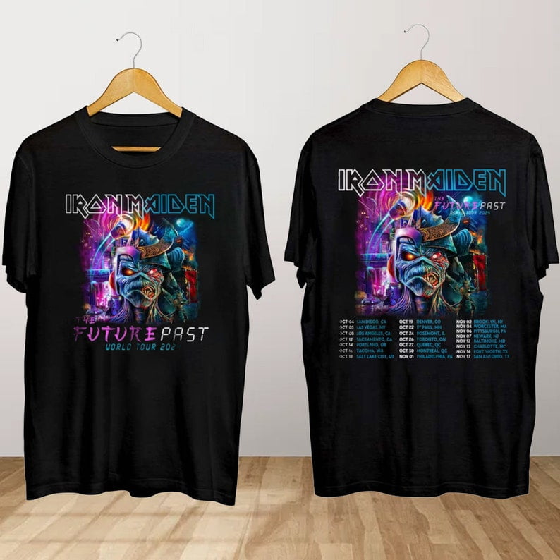 iron maiden days of future past tour t shirt
