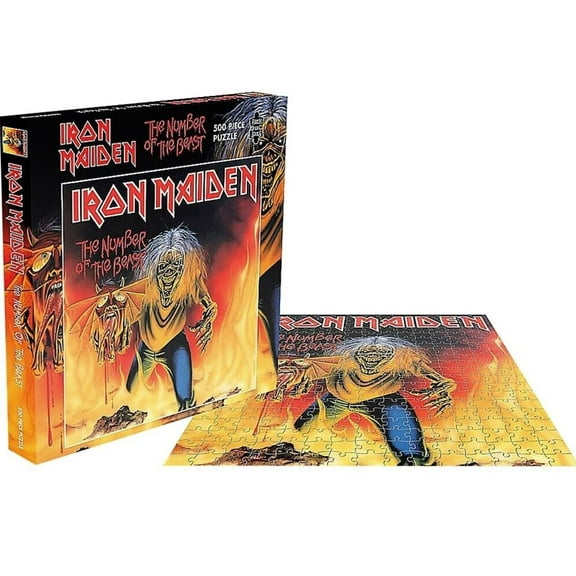 Iron Maiden The Number Of The Beast (Single) 500 Piece Jigsaw Puzzle