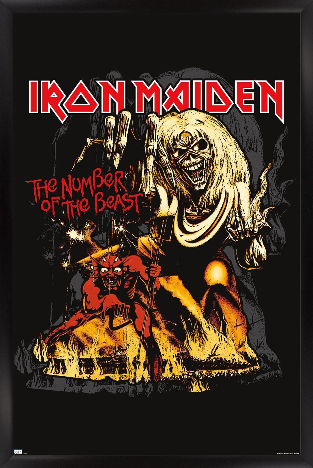 Iron Maiden - The Number Of The Beast Wall Poster, 22.375