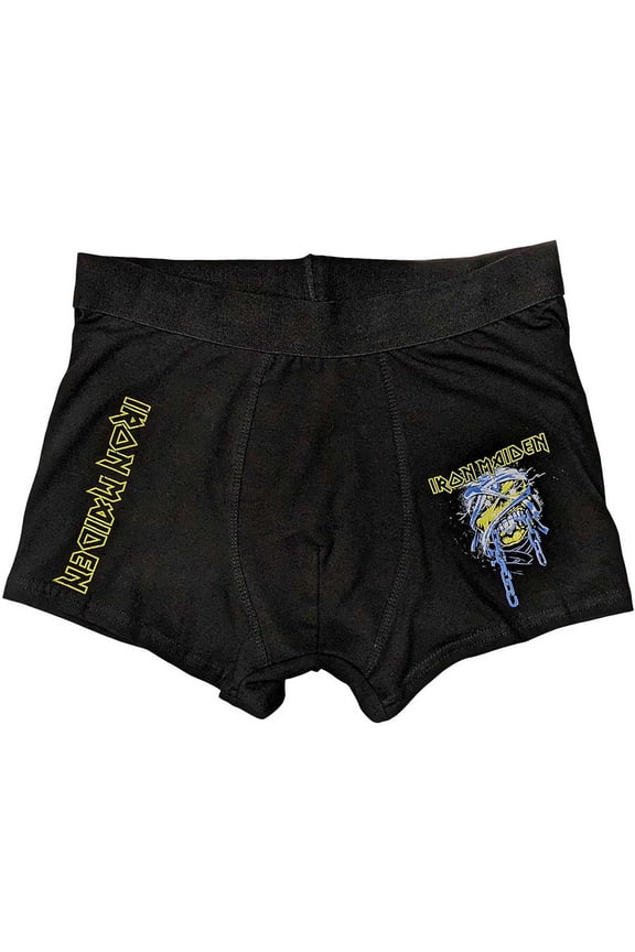 Iron Maiden Unisex Boxers: Powerslave Head (Small)