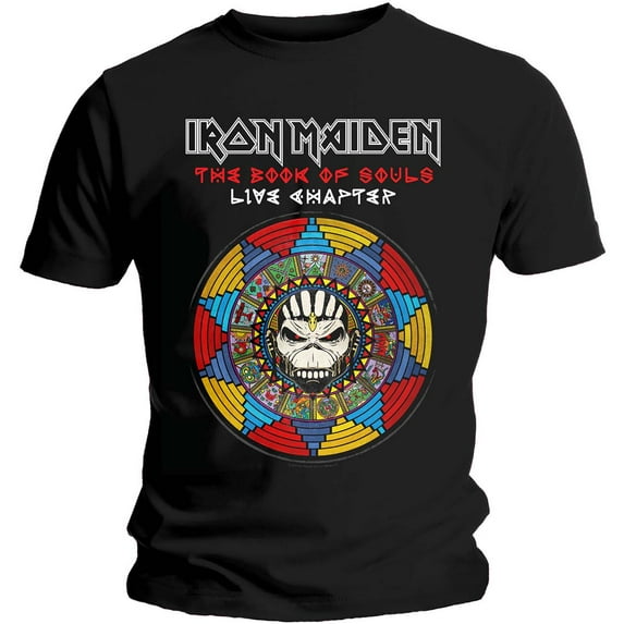 Iron Maiden Unisex T-Shirt Book of Souls Live Chapter (X-Large)