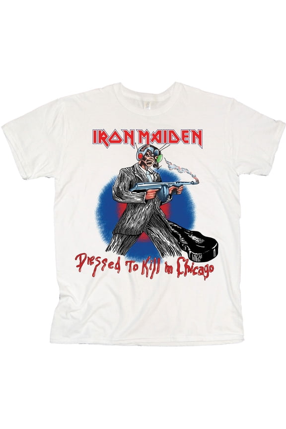 Iron Maiden Unisex T-Shirt Chicago Mutants (X-Large)
