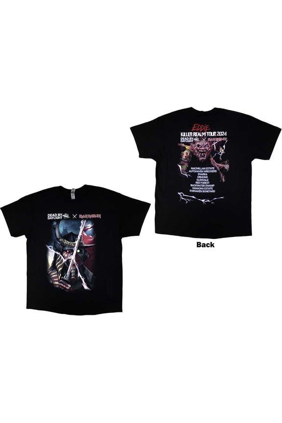 Iron Maiden Unisex T-Shirt Dead By Daylight Killer Realm (Back Print)