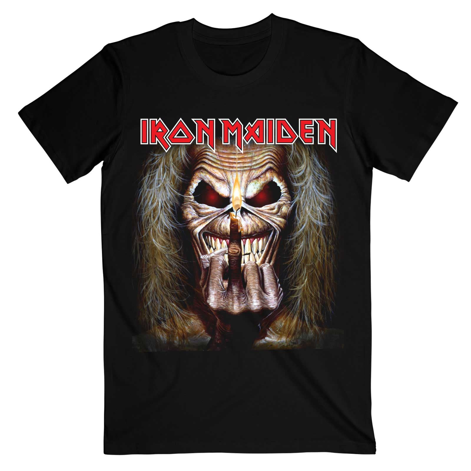 Official Iron Maiden 'Eddie Exploding Head' T-Shirt - Rock Off Brand, 100% Cotton Unisex Tee