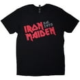 thumbnail image 1 of Iron Maiden Unisex T-Shirt Est. 1975 Slanted Logo (Black), 1 of 1