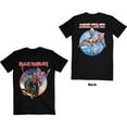 thumbnail image 1 of Iron Maiden Unisex T-Shirt Euro Tour (Back Print) (Small), 1 of 3