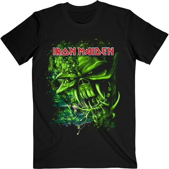 Iron Maiden Unisex T-Shirt Final Frontier Green (XX-Large)