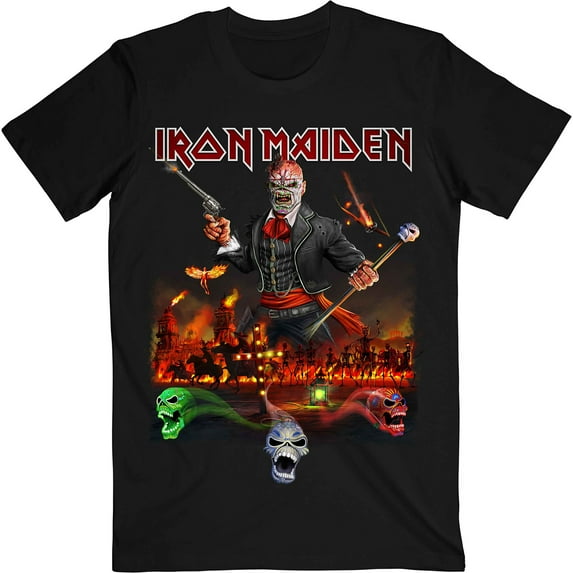 Iron Maiden Unisex T-Shirt Legacy of the Beast Live Album (Medium)
