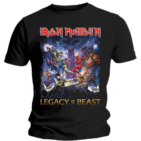 Iron Maiden Unisex T-Shirt Legacy of the Beast (X-Large)