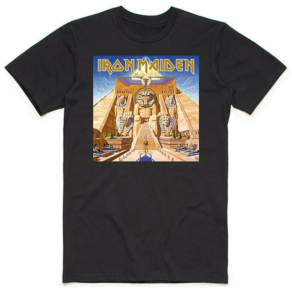 Iron Maiden Unisex T-Shirt Powerslave Album Cover Box (X-Large)