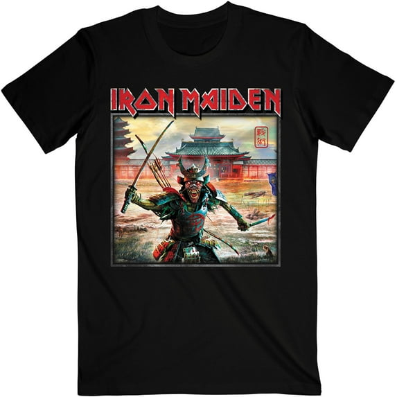 Iron Maiden Unisex T-Shirt Senjutsu Album Palace Keyline Square (Medium)