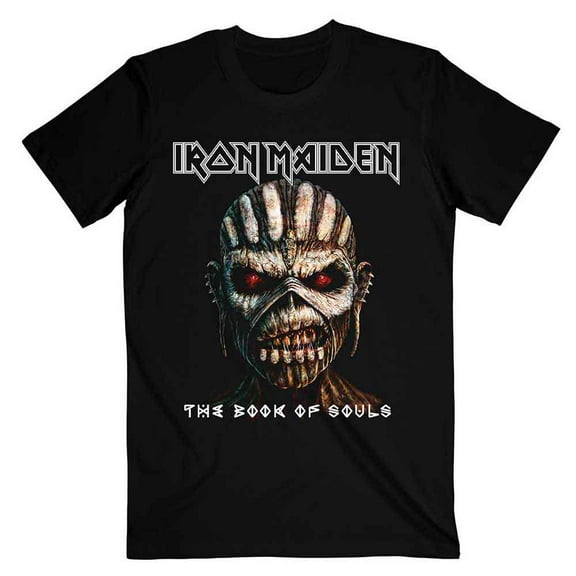 Iron Maiden Unisex T-Shirt The Book of Souls (Small)