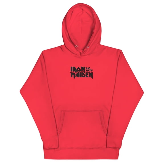 Iron Maiden Vintage 1975 HD Embroidered Hoodie