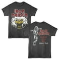 thumbnail image 1 of Iron Maiden World Tour 1982 Men's T Shirt (Charcoal, AdultL), 1 of 3
