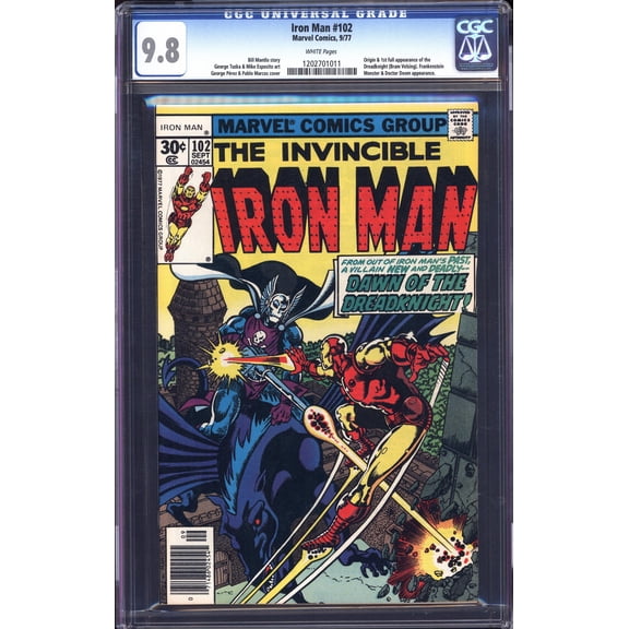 Iron Man #102 - CGC 9.8 Comic Book
