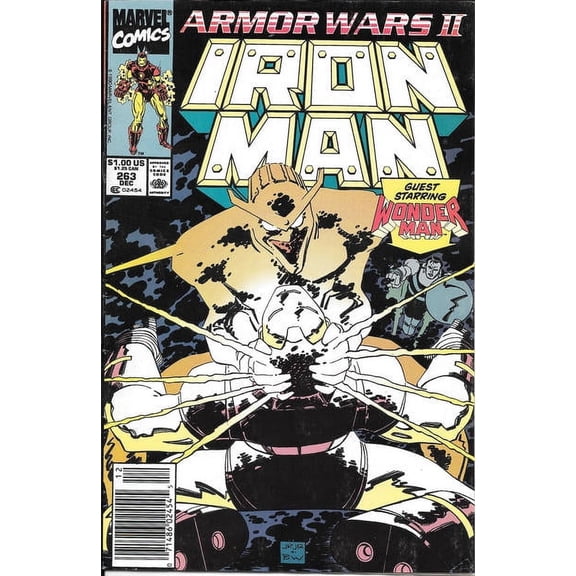 Iron Man (1st Series) #263 (Newsstand) VF ; Marvel Comic Book