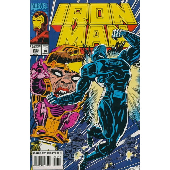 Iron Man (1st Series) #296 (with card) VF ; Marvel Comic Book