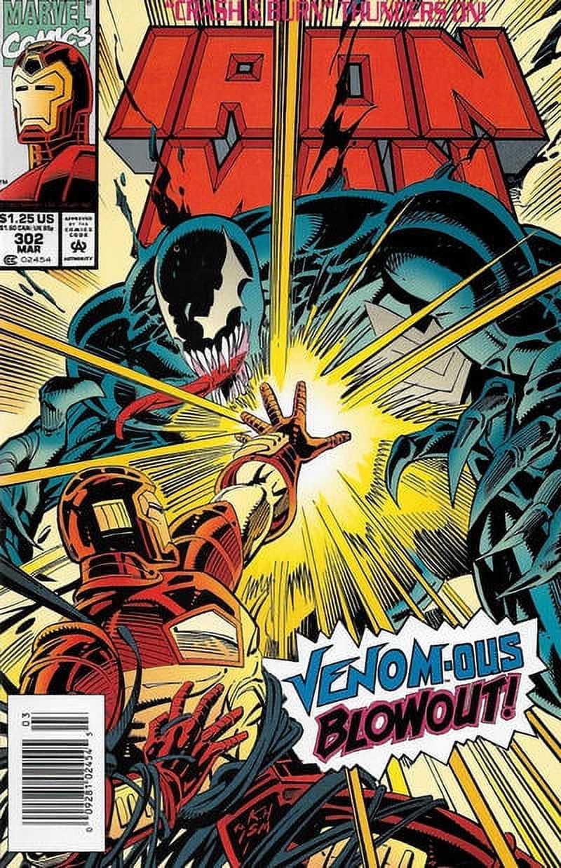 Iron Man (1st Series) #302 (Newsstand) VF ; Marvel Comic Book