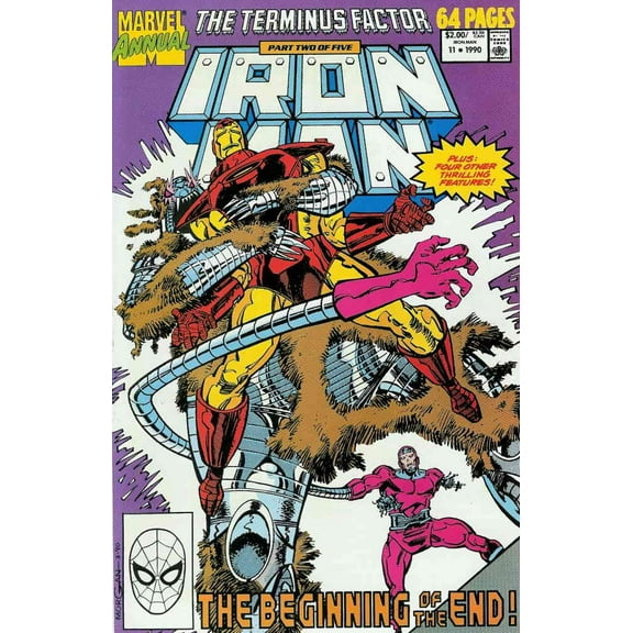 Iron Man (1st Series) Annual #11 VF ; Marvel Comic Book