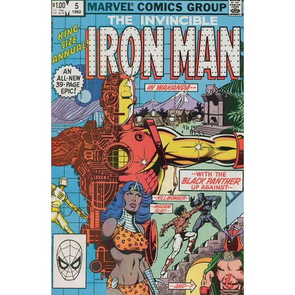 Iron Man (1st Series) Annual #5 VF ; Marvel Comic Book