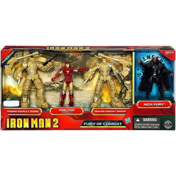 Iron Man 2 Fury of Combat Action Figure 4-Pack