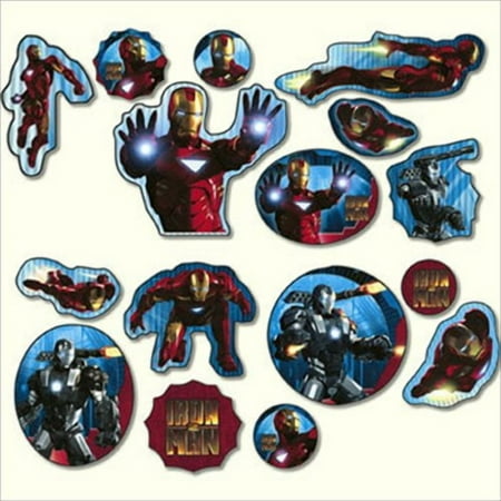 Various Iron Man 2 Paper Confetti, 1 Bag