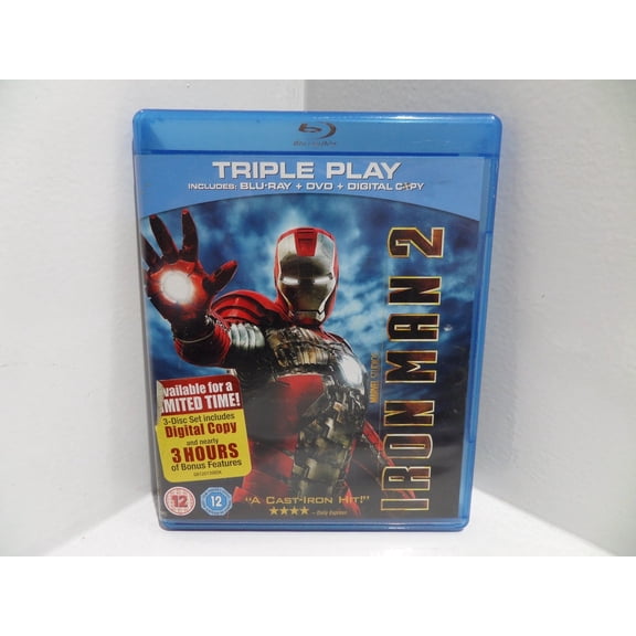 Iron Man 2 - Triple Play (Blu-ray + DVD + Digital) [Blu-ray]