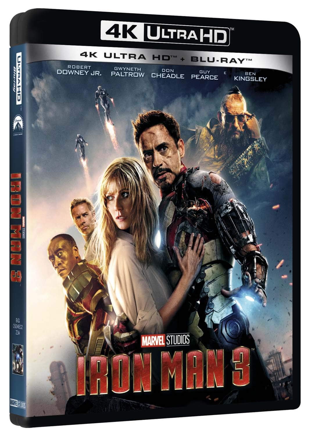 Iron Man 3 (4k+Br) (4K Ultra HD) Downey Jr. Paltrow Cheadle Pearce Favreau Black Shane