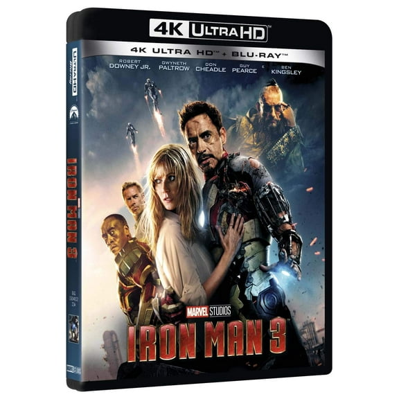 Iron Man 3 (4k+Br) (4K Ultra HD) Downey Jr. Paltrow Cheadle Pearce Favreau Black Shane