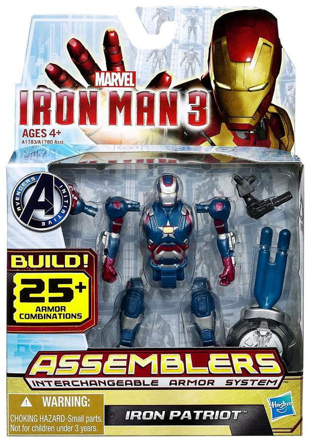 Iron Man 3 Assemblers Iron Patriot Action Figure Kids Toy