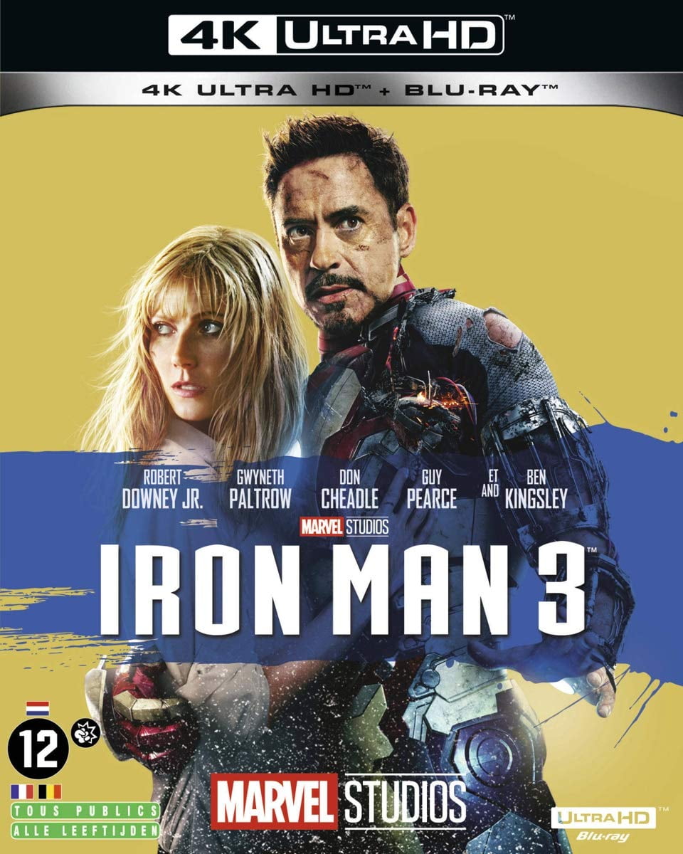 Iron Man 3 (4K Ultra HD) Shane Black Robert Jr. Downey Gwyneth Paltrow