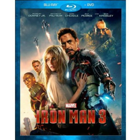 Iron Man 3 (Blu-ray + DVD), Walt Disney Video, Action & Adventure