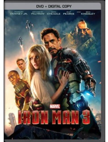 Iron Man 3 (DVD + Digital Code) - Walmart.com