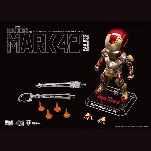 Iron Man 3 Egg Attack Action Mark 42 6" Action Figure