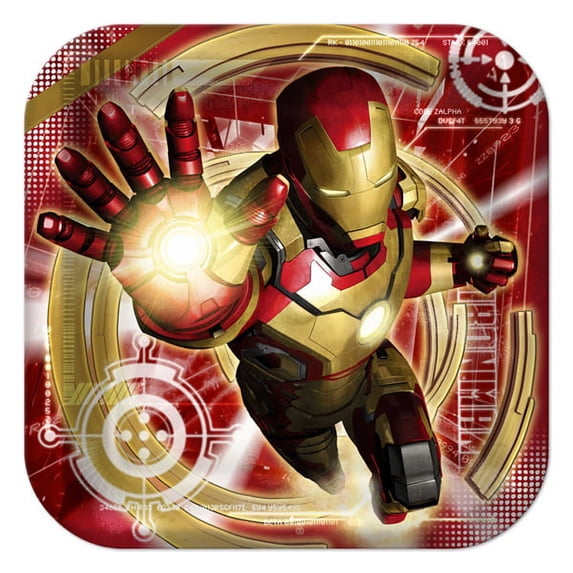 Iron Man 3 Large Paper Plates (8ct)