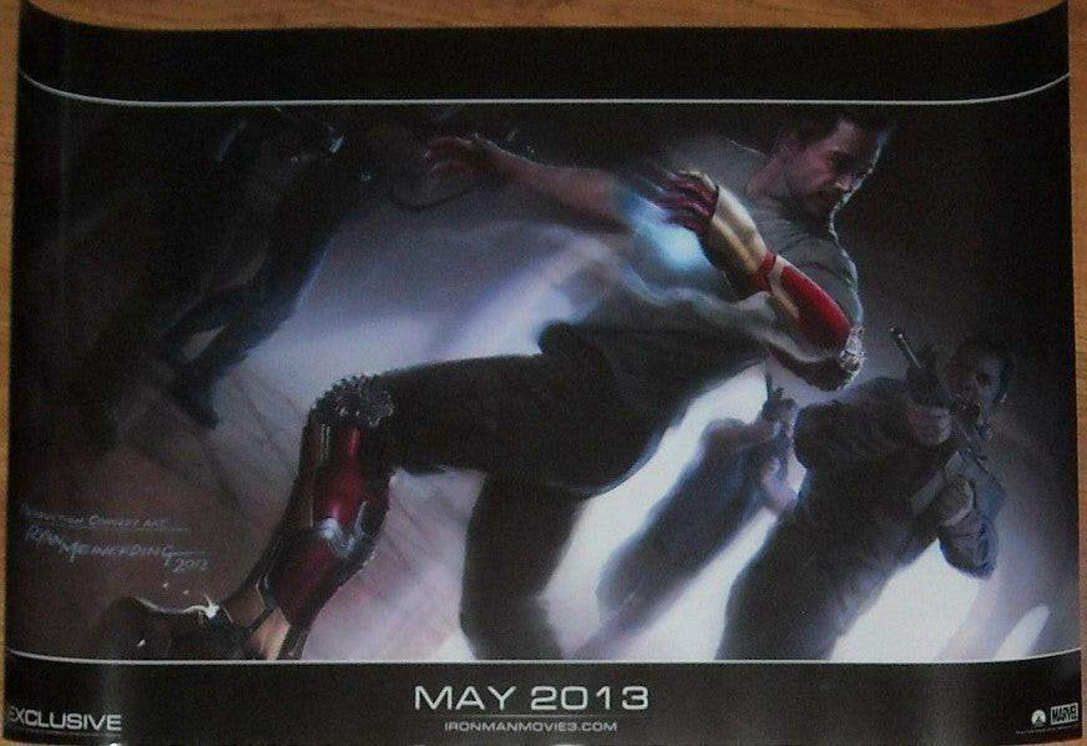 Iron Man 3 Marvel 2012 SDCC exclusive 13x20 art movie poster - Walmart.com