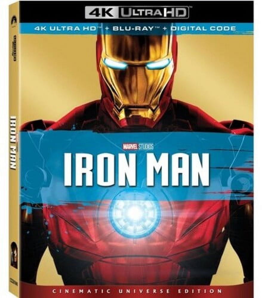 Iron Man (4K Ultra HD + Blu-ray), Disney, Action & Adventure Iron Man (4K Ultra HD + Blu-ray), Disney, Action & Adventure