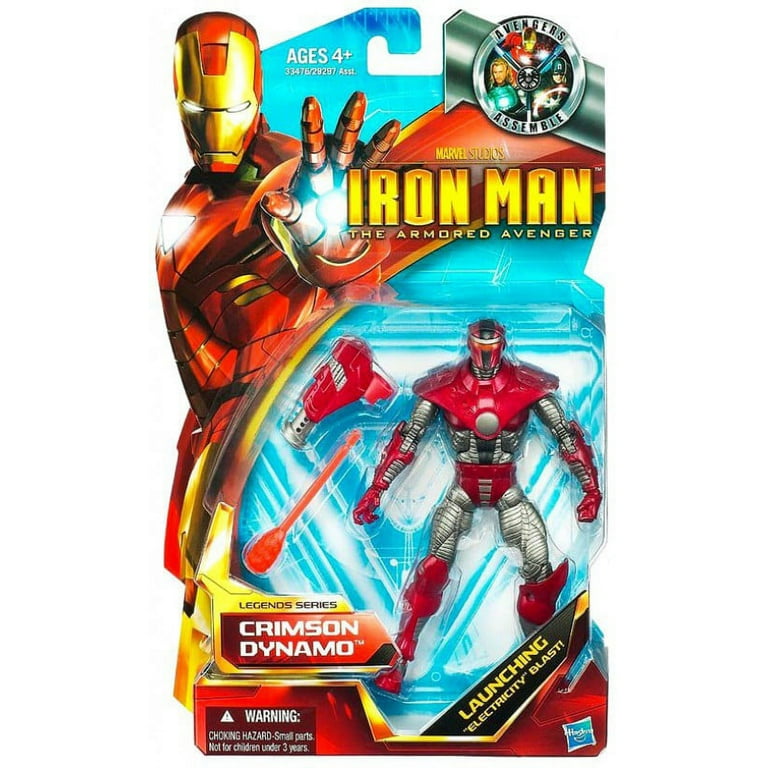 マーベルレジェンド・クリムゾンダイナモ Iron Man Armored Avenger Legends Series: Crimson Dynamo Action