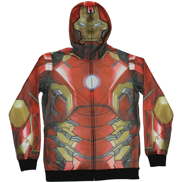 Iron Man Mark 42 Kids Masked Costume Hoodie-Toddler 4T, 53% OFF