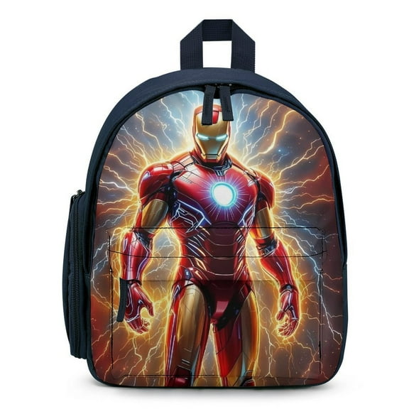 Iron-Man Backpack Bag, Large Capacity Daypack Lightweight Travel Bag for Outdoor Sports Work, Laptop Backpack
