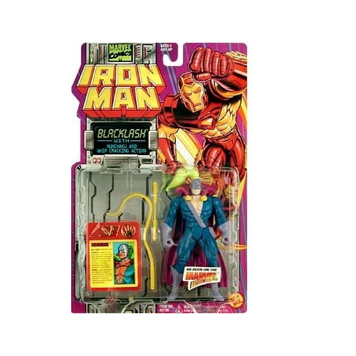 Iron Man Blacklash Marvel Articulated Action FigureToy Biz 1994