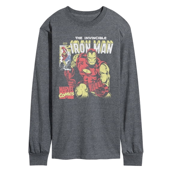 Iron Man - Boxes Tonal - Men's Long Sleeve Graphic T-Shirt